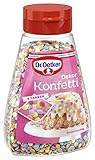 Dr. Oetker Dekor Konfetti, 100 g, kleine Streusel aus Zuckermasse, in 6...