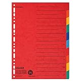 Original Falken Karton-Register überbreit für DIN A4+ 24,5 x 30 cm volle...