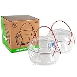 2er Set Aroba Profi Insektenschutz Wespenfalle 18cm GROß und besonders...
