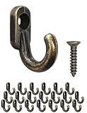 Fuxxer 20x Mini Eisen-Haken, Wand- & Deko-Haken aus Metall im Vintage...