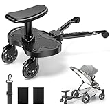 BugyKido Buggy Board mit Größerem Sitz, Trittbrett für Kinderwagen...