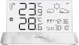 Technoline WS6782 – Die elegante Funk-Wetterstation mit transparentem...