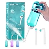 Po Dusche 500ML,Podusche mit Taste,Popodusche mit Doppeldüse,Portable...