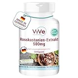 Rosskastanien-Extrakt 500mg - 120 Kapseln - standardisierter Extrakt mit...