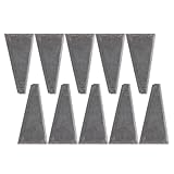 EXQUIMEUBLE 20 Stück Teiliges Dreieckstahl keil Hochfester Manueller...