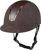 HKM SPORTS EQUIPMENT Damen Reithelm-Wien-Style Helm, braun/Rosegold, L/XL