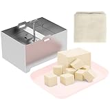 Eyoulife Tofupresse Edelstahl 16x12x9cm, Tofu Presse Edelstahl Einstellbar...