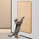 Kratzmatte Katze, 50x 30cm Sisal Teppich Katzen Kratzteppich...