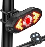 Fahrrad Blinker LINISME USB Wiederaufladbar Fahrrad Hecklicht mit Horn...
