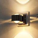 LOHAS-LED Nachtlicht Steckdose mit Dämmerungssensor, 180° Drehbarem...