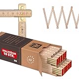 Metrie™ PERFEKT 10 Zollstock/Zollstöcke - Gliedermaßstab | Maßstab -...
