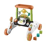 Fisher-Price 2-Seiten Auto-Lauflernwagen, mitwachsendes interaktives...