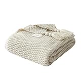 AUSTINCIAGA Decke aus Strick, Plaid, Sofa, Tagesdecke, Tischdecke,...