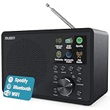 Internetradio WLAN | DAB+ Radio mit Bluetooth | DAB Plus Radio Küchenradio...