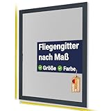 Fliegengitter nach Maß für Fenster – Insektenschutz Spannrahmen,...