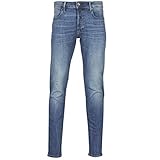 G-STAR RAW Herren 3301 Slim Jeans, Blau (vintage medium aged...