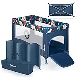 Lionelo Stefi Baby Kinderbett, Reisebett ab Geburt bis 15 kg,...