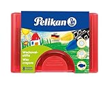 Pelikan 723148 - Wachsmalstifte 665 / 8 wasserfest, 8 Stangen