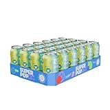 SUPER POP Citrus-Lemongrass-Ingwer Probiotisches Getränk, Zuckerfrei mit...
