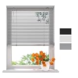 Radeco® Aluminium Jalousie 180 x 175 cm Silber 25mm lamellen, Größen von...