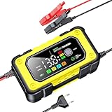 ycezw Batterieladegerät für Auto, Motorrad, Garage, Bootsfahrzeug, 12 V,...