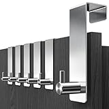 Menz Türhaken, 6 Stück - Türhaken zum Einhängen aus Edelstahl, stabile...