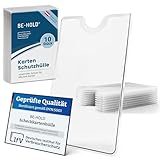 BE-HOLD 10 x Scheckkartenhülle, EC Karten Schutzhülle zum Schutz Ihrer...