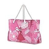 Modische Strandtasche für Mädchen, Größe XL, für Damen, Reisetasche,...