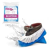 ARNOMED® Schuhüberzieher Mehrweg 50 Stück [WASSERDICHT] - Galoschen -...