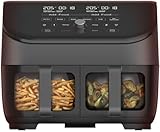 Instant Vortex Plus Doppelkorb mit ClearCook - 7.6L Digitale...