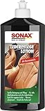 SONAX LederPflegeLotion (500 ml) wasserabweisende Lederpflege mit...