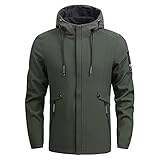 Genérico Wasserdichte und atmungsaktive Jacke für Herren, Softshelljacke,...