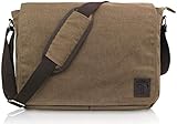 TRAVANDO Laptoptasche 14-16 Zoll Laptop Tasche Herren Umhängetasche Canvas...