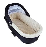BABYLUX Nestchen für Kinderwagen Stubenwagen BABYWANNE + Matratze 2 Tlg...