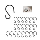 leersao 20 Stück S Haken Zum Einhängen, 3,2cm kleine S Haken Hängehaken...