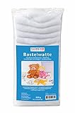 Glorex 6 2523 05 - Bastelwatte, 250 g, weiß, 100 % Polyester, waschbar und...