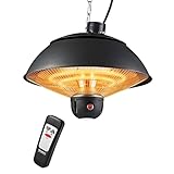 DONYER POWER Elektrischer Halogen-Röhren, hängender Terrassenheizer, 2000...