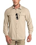 Outdoor Ventures Herren Langarm Hemd Outdoor Funktionshemd...