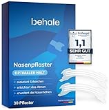 Behale - 30x Nasenpflaster Schnarchen - Dermatologisch getestet I Nose...