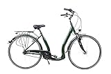 28 Zoll Aluminium City Bike Tiefeinsteiger Fahrrad Shimano 7 Gang Nexus LED...