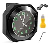 Tulov Motorrad Lenkeruhr, Motorrad Uhr wasserdicht – Aluminiumlegierung...