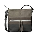 TOM TAILOR Ellen Damen Umhängetasche Crossbody Bag Mittelgroß Grey