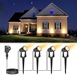 VOLISUN Gartenstrahler Led Außen Wasserdicht, Gartenbeleuchtung Mit Strom,...