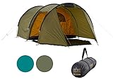 Grand Canyon Unisex – Erwachsene Robson Tunnelzelt, Oliv, 3 Personen