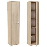 Schrank Mehrzweckschrank Sonoma 40cm Breite 180cm Höhe mit Vier...