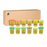 Play-Doh E4831F03 12er-Pack mit Spielknete in Frühlingsfarben, 112g-Dosen...