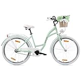Goetze Style 26 Zoll Damen Citybike, 17 Zoll Tiefeinsteiger Rahmen, 1-Gang...
