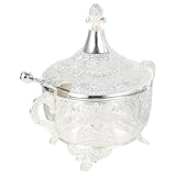 TOYANDONA Küchengewürzbehälter mit Löffel und Deckel Vorratsglas für...