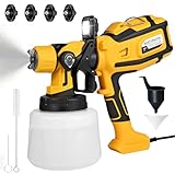 SternSinn 850W Farbsprühsystem, HVLP Lackierpistole Elektrisch mit 4...