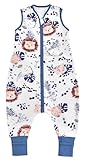 Chilsuessy Baby Schlafsack mit Beinen 1.5 Tog Schlafsack 100% Baumwolle...